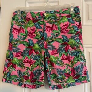 ❤️2/$15 or 3/$21❤️Stella Parker Tropical Leaf Print Shorts, Size 6